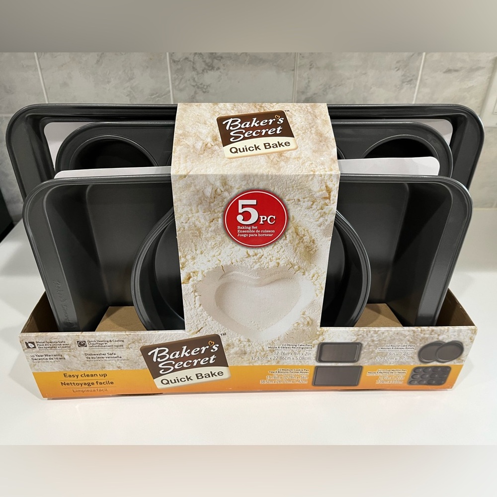 Baker’s Secret 5-piece set (new in box)